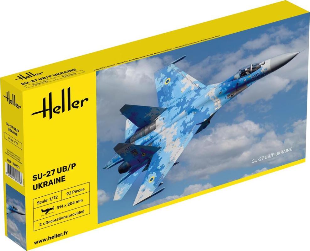 Sukhoi SU-27 UB/P Ukraine von Heller