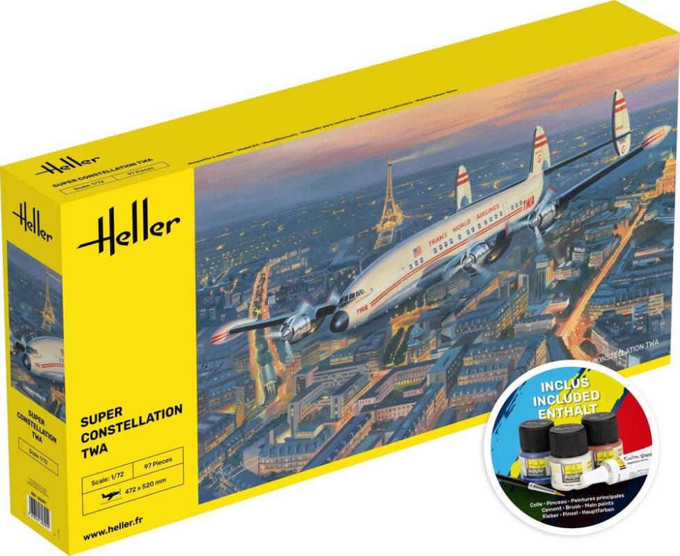 Super Constellation TWA - Starter Kit von Heller