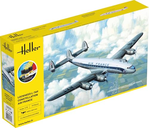 heller 56310 Starter Kit Lockheed L-749 Constellation Air France 1/72 von Heller