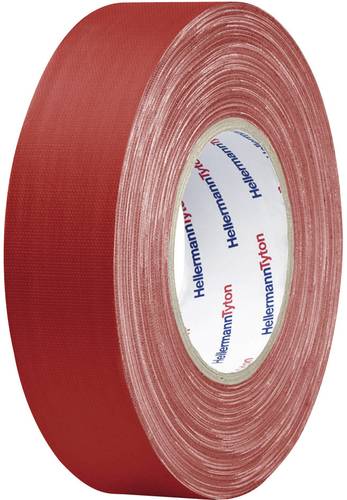 HellermannTyton HTAPE-TEX-RD-50x50 712-00901 Gewebeklebeband HelaTape Tex Rot (L x B) 50m x 50mm 1St von HellermannTyton