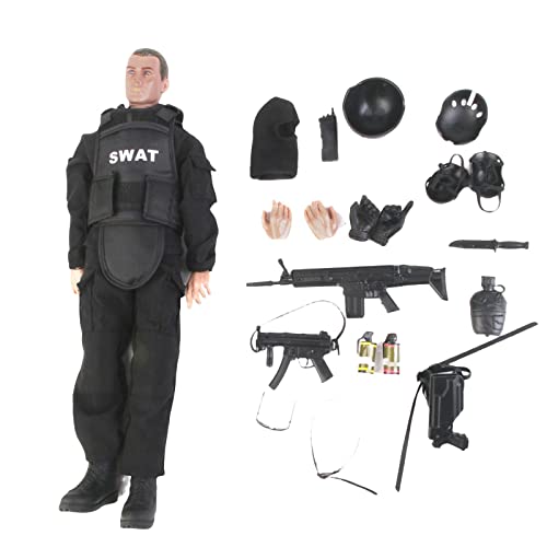 1: 6 Soldat Modell Actionfigur Modell Spielzeug Geschenk und Erwachsene, mit Zubehör Set von Hellery