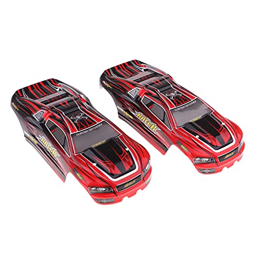 Hellery 1/12 RC Car Body Shell Rahmen Für Xinlehong 9116 Racing Fahrzeugzubehör - Rot von Hellery