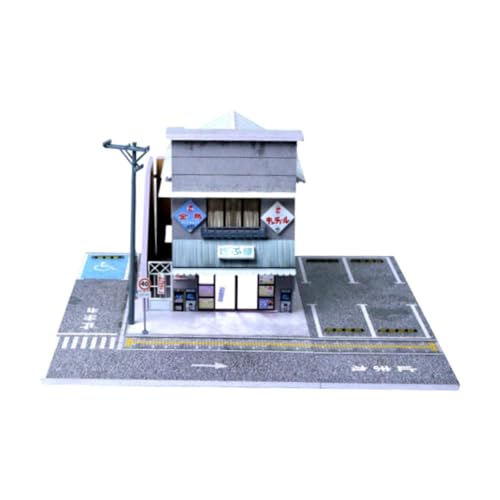 Hellery 1/64 Landschaft Diorama Parkplatz Auto Modell Display Geschenke Mini Gebäude Hellery 1/64 Landschaft Diorama Parkplatz Auto Modell Display Geschenke Mini Gebäude von Hellery