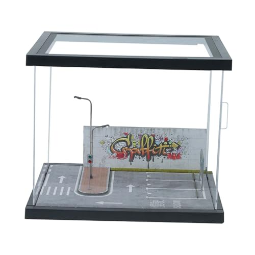 Hellery 1/64 Maßstab Modell Auto Display Fall Straße Diorama Szenario Schaufenster Hellery 1/64 Maßstab Modell Auto Display Fall Straße Diorama Szenario Schaufenster von Hellery