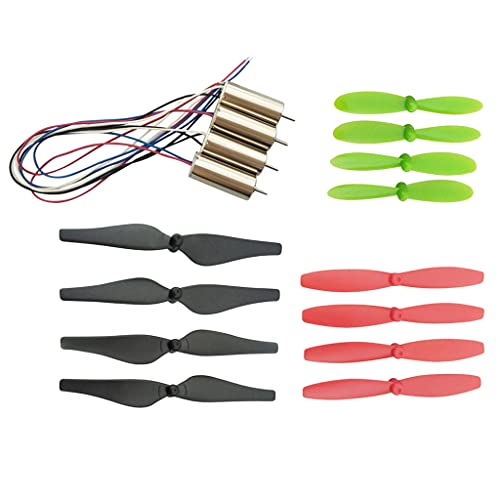 Hellery 8520 8.5x20mm Coreless Motor 3.7V + Upgrade Prop Blade Für Universal DIY von Hellery