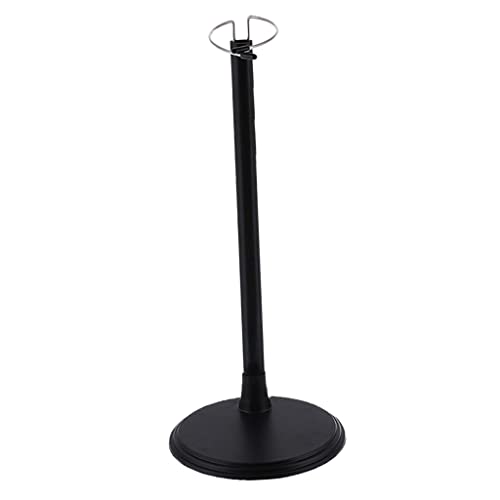 Hellery Abnehmbare Verstellbare Puppenbär Displayständer Aus PVC Basis, Schwarz, 45CM Schwarz von Hellery