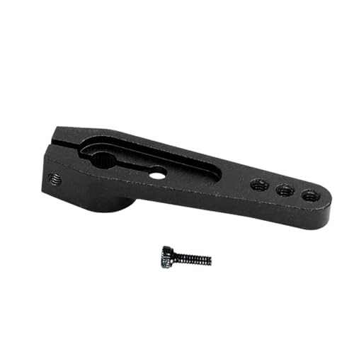 Hellery Aluminiumlegierung 25T Servo Lange Lenkung Servoarm Wartung M2 Gewinde Metall Lenkarm für RC Auto Spielzeug, Schwarz Hellery Aluminiumlegierung 25T Servo Lange Lenkung Servoarm Wartung M2 Gewinde Metall Lenkarm für RC Auto Spielzeug, Schwarz von Hellery