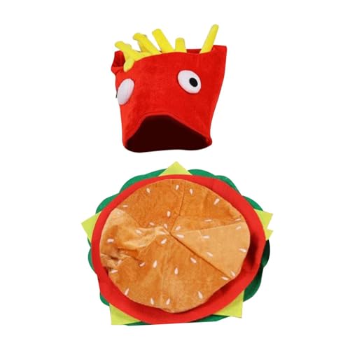 Hellery Food Hut Ornament Creative Novelty Headdress Kostümzubehör für Halloween von Hellery