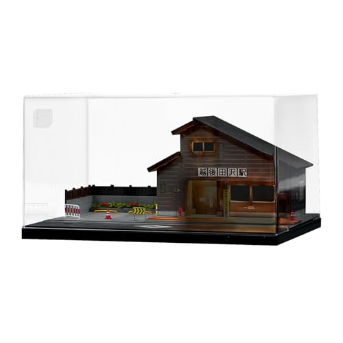 Hellery Japanisches Bahnhofsmodell Im Maßstab 1/64 für Eisenbahnanlagen, Stationsmodell Hellery Japanisches Bahnhofsmodell Im Maßstab 1/64 für Eisenbahnanlagen, Stationsmodell von Hellery