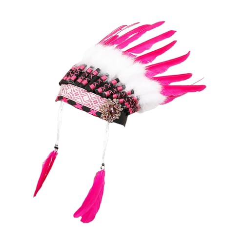 Hellery Künstlicher Federkopfschmuck, Indische Kopfbedeckung für Party, Halloween, Karneval Hellery Künstlicher Federkopfschmuck, Indische Kopfbedeckung für Party, Halloween, Karneval von Hellery