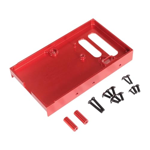 Hellery RC Auto, Feste Lagerbalken Servohalterung, Upgrade Teilezubehör für MN99S MN98 1:12 RC Fahrzeugmodellauto, Rot Hellery RC Auto, Feste Lagerbalken Servohalterung, Upgrade Teilezubehör für MN99S MN98 1:12 RC Fahrzeugmodellauto, Rot von Hellery