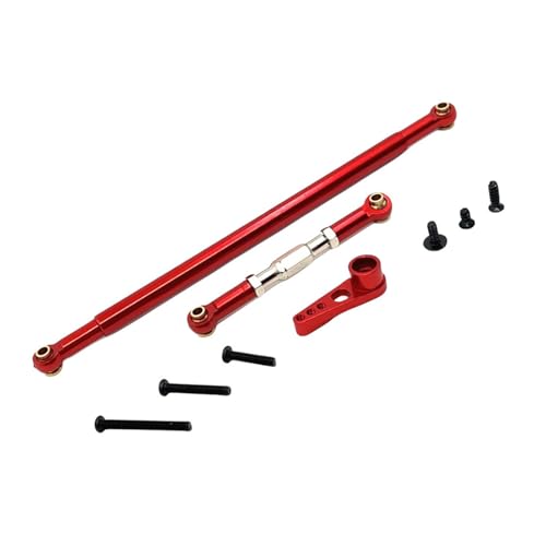 Hellery RC Auto Lenkgestänge RC Metall Lenkstange Servoarm Ersatzteil Zubehör Upgrade Aus Metall für Modellbau Hobby MN128 MN86 1/12 RC Crawler Ersatzteil DI, Rot Hellery RC Auto Lenkgestänge RC Metall Lenkstange Servoarm Ersatzteil Zubehör Upgrade Aus Metall für Modellbau Hobby MN128 MN86 1/12 RC Crawler Ersatzteil DI, Rot von Hellery