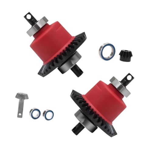Hellery RC Fahrzeugdifferential, Kompatibel mit Leichtem, Robustem Metall für 1:10 Slash 4x4, Rot Hellery RC Fahrzeugdifferential, Kompatibel mit Leichtem, Robustem Metall für 1:10 Slash 4x4, Rot von Hellery