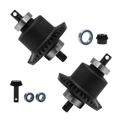 Hellery RC Fahrzeugdifferential, Kompatibel mit Leichtem, Robustem Metall für 1:10 Slash 4x4, Schwarz Hellery RC Fahrzeugdifferential, Kompatibel mit Leichtem, Robustem Metall für 1:10 Slash 4x4, Schwarz von Hellery