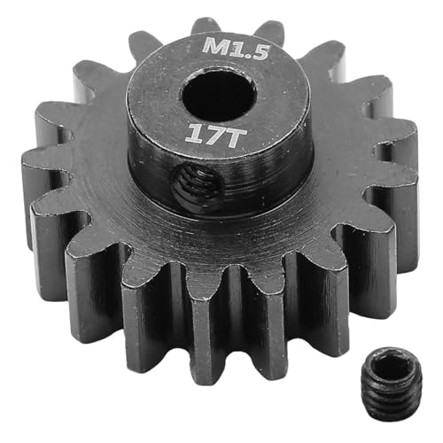 Hellery Ritzel Motorritzel Motorzahnrad Ersatzteil Aus Robustem Stahl mit 5mm Bohrung für Effiziente Kraftübertragung für Die Reparatur von RC Autos Und Last, 17t Hellery Ritzel Motorritzel Motorzahnrad Ersatzteil Aus Robustem Stahl mit 5mm Bohrung für Effiziente Kraftübertragung für Die Reparatur von RC Autos Und Last, 17t von Hellery
