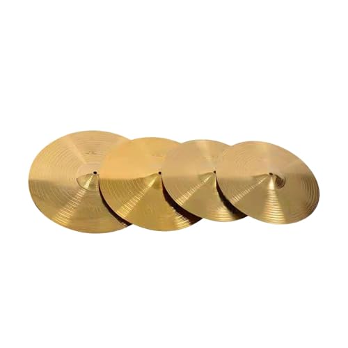 Hellery Schlagzeug Hi-Hat-Becken, Musikinstrumentenzubehör, Übungsbecken für Konzerte, 14inch 16inch 18inch Hellery Schlagzeug Hi-Hat-Becken, Musikinstrumentenzubehör, Übungsbecken für Konzerte, 14inch 16inch 18inch von Hellery