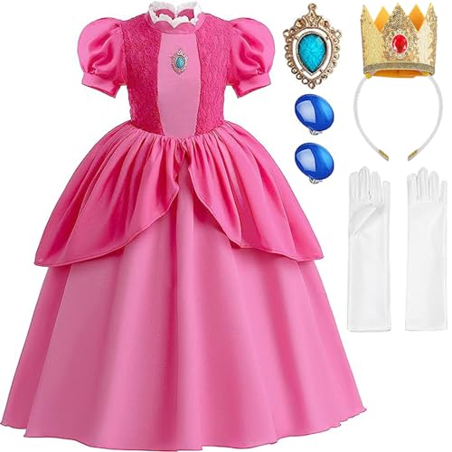 Hellet Mädchenkostüm Cosplay Film Dress Up Kinder Outfit Halloween Weihnachten Geburtstag Prinzessin Party von Hellet