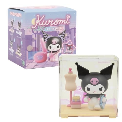 Hello Kitty, 1 Figur 6,5 cm und Zubehör in Einer transparenten Box, Serie Fun Rhapsody – Kuromi, zufälliges Modell, für Kinder ab 3 Jahren, HKT34 von Hello Kitty