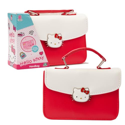 Hello Kitty Fashion Handtasche mit Kreditkarte Spielzeug, Weiß und Rot, Rot, Katze, Accessory, Handtasche, 3+ Jahre von Hello Kitty