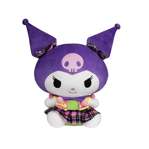 Hello Kitty and Friends, 12-Inch Kuromi Neon Plush - Officially Licensed Sanrio Product from Jazwares - Ages 6+ von Hello Kitty