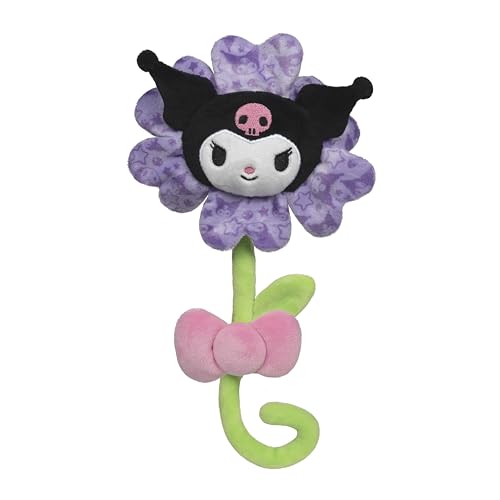 Hello Kitty and Friends 14-inch Kuromi Purple Plush Valentine Flower with a Bendable Stem - Giftable Packaging - Officially Licensed - Ages 6+ von Hello Kitty