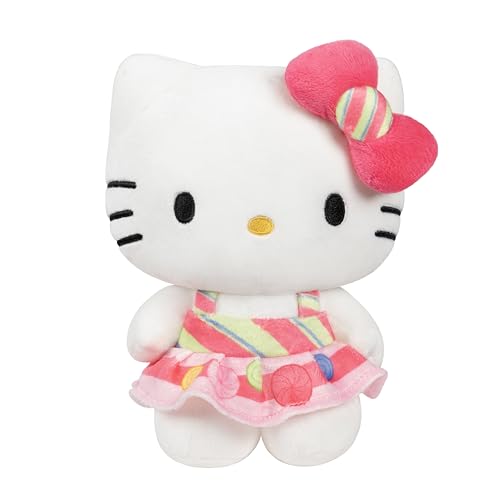 Hello Kitty and Friends - 8-Inch Hello Kitty Candy Wonderland Plush - Officially Licensed Sanrio Product from Jazwares - Ages 6+ von Hello Kitty