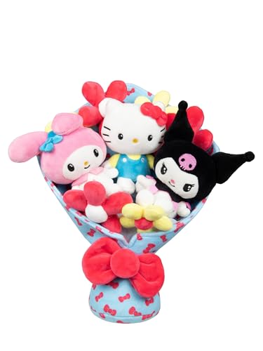 Hello Kitty and Friends - 12-inch Plush Celebration Bouquet - 9 Plush Included - Officially Licensed Sanrio Product from Jazwares von Hello Kitty