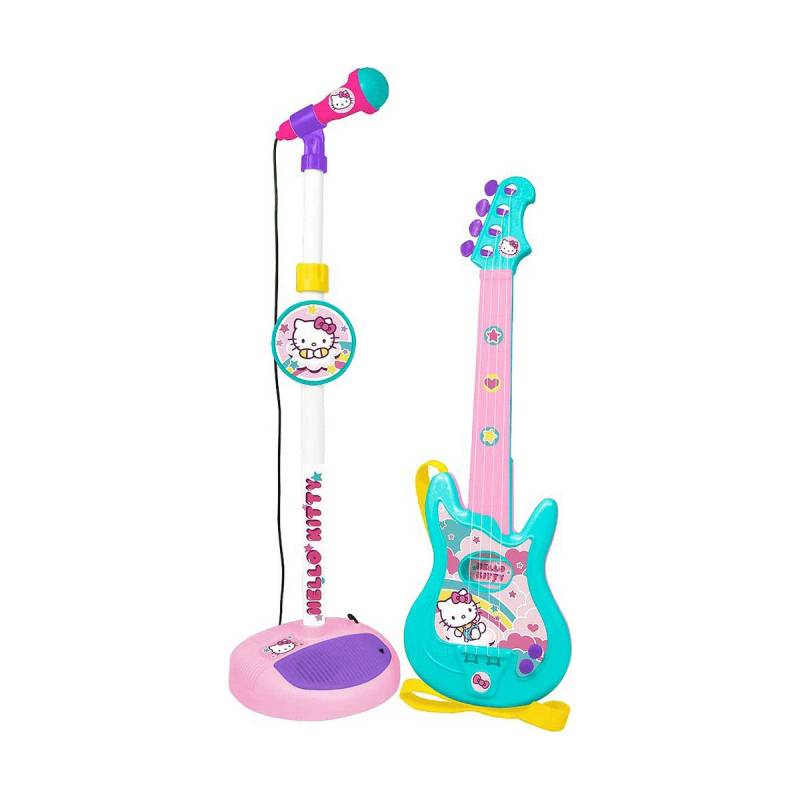 Kindergitarre Hello Kitty   Mikrofon von Hello Kitty