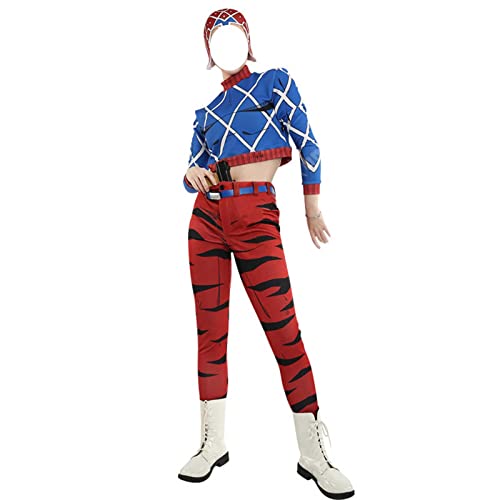 Helltaker Anime Bizarre Adventure Guīdo Mista Cosplay Kostüm für Halloween Cosplay Party von Helltaker