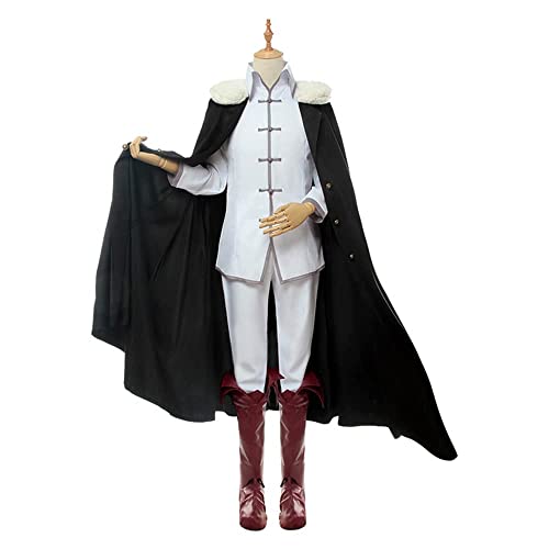 Helltaker Bungou Stray Dogs Fyodor Dostoevsky Cosplay-Kostüm, streunende Hunde, Cosplay-Uniform, komplettes Set, Halloween mit Umhang von Helltaker