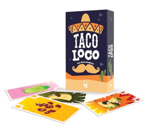 Helvetiq , Tacoloco, Spaßiges Kartenspiel für den nächsten Taco-Abend, Vermeide das Platzen des Tacos, Ideal für gesellige Runden, Für 2–5 Spieler ab 7 Jahren von Helvetiq