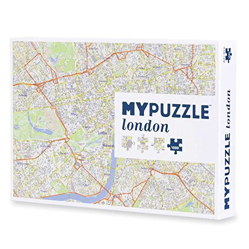 Helvetiq Mypuzzle 1000 Teile über die Stadt London – Entdecken Sie Ihre Lieblingsstadt im Puzzle ohne GPS – 99790 von Helvetiq