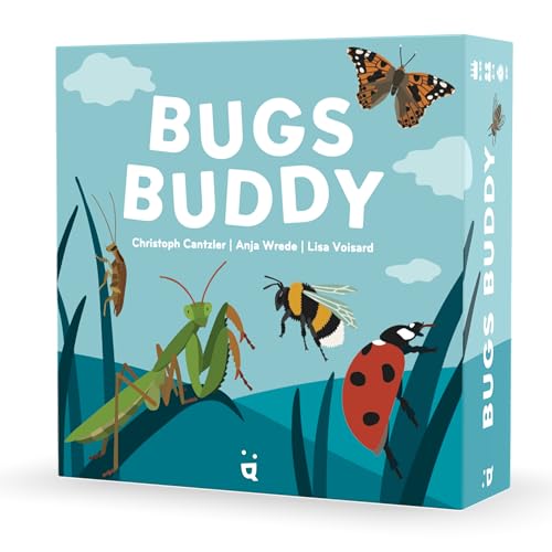 Helvetiq |Bugs Buddy | Familienspiel ab 8 Jahren | Spannendes Insekten-Abenteuer | Für 2–4 Spieler | Schütze die Insekten und trickse Deine Freunde aus! von Helvetiq