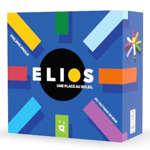 Helvetiq Elios – Spiel aus Holz Sei der Erste, der alle Deine Strahlen um die Solarscheibe positioniert – für 2 bis 4 Spieler ab 7 Jahren – 99333 von Helvetiq