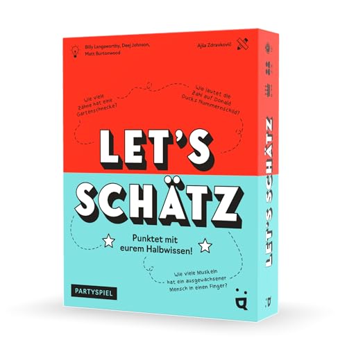 Helvetiq | Let’s Schätz | Familienspiel ab 8 Jahren | Witziges Kommunikationsspiel | 1-8 Spieler | 15 Minuten Spielzeit | Ideal für Partys und Spieleabende von Helvetiq