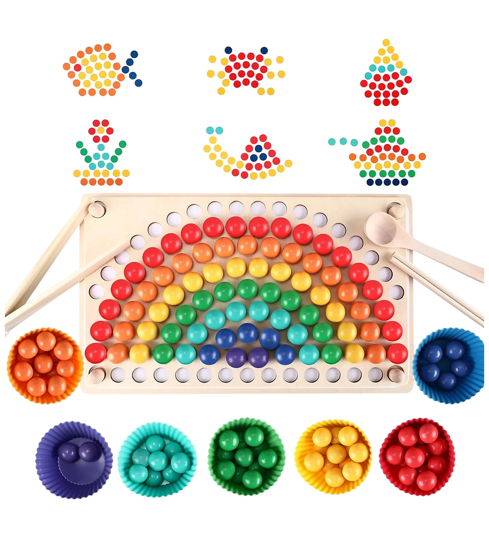 Hemmingsen Kids Motorik Perlen - Regenbogenbälle - Hemmingsen Kids - One Size - Spielzeug Hemmingsen Kids Motorik Perlen - Regenbogenbälle - Hemmingsen Kids - One Size - Spielzeug von Hemmingsen Kids