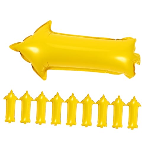 Hemobllo 10 Stück Teiliges Folienballon Gelbe Party Dekoration Langlebige PE Aluminiumfolie Aufblasbar für Geburtstags und Hochzeitsfeiern Hemobllo 10 Stück Teiliges Folienballon Gelbe Party Dekoration Langlebige PE Aluminiumfolie Aufblasbar für Geburtstags und Hochzeitsfeiern von Hemobllo