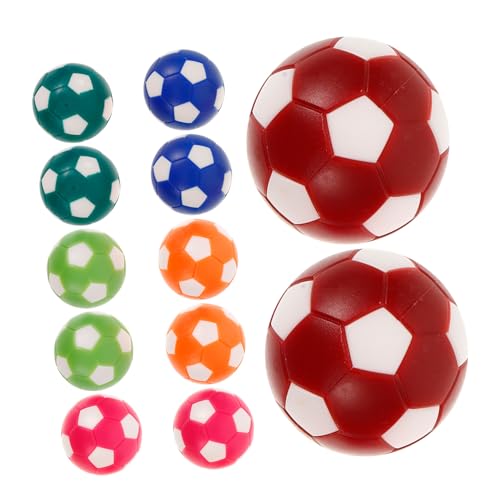 Hemobllo 12 Stück Mini Fußballmaschine Schreibtisch Spielbälle Fußballball Tischfußballball Tischfußballball Tischfußballtisch Teile Fußballspiele Zubehör Fußballtisch von Hemobllo