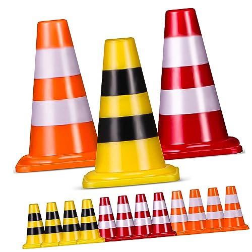 Hemobllo 15 Stück Teiliges Mini Verkehrskegel Bunte Lernspielzeug für Pädagogische Verkehrszeichen Robustes Baustellenzubehör Fördert Kreativität und Farberkennung für Indoor und Outdoor Hemobllo 15 Stück Teiliges Mini Verkehrskegel Bunte Lernspielzeug für Pädagogische Verkehrszeichen Robustes Baustellenzubehör Fördert Kreativität und Farberkennung für Indoor und Outdoor von Hemobllo