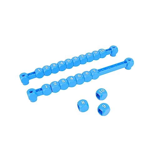 Hemobllo 2 Stücke Fußball Tisch Torschütze tischfussballtisch Foosball tischfußballtisch Tischfußballzähler spieltisch Kicker Table Soccer Punktemarker Fußball Torwart Wertungszähler Blue von Hemobllo