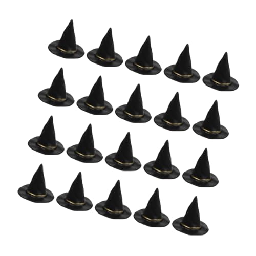Hemobllo 20 Stück Teiliges Hexenhut für Halloween Realistisch Gestaltete Kleine Schwarze Hexenhüte Vielseitig Einsetzbar für DIY Halloween Basteln Tier Tray Dekorationen Party Highlights Hemobllo 20 Stück Teiliges Hexenhut für Halloween Realistisch Gestaltete Kleine Schwarze Hexenhüte Vielseitig Einsetzbar für DIY Halloween Basteln Tier Tray Dekorationen Party Highlights von Hemobllo