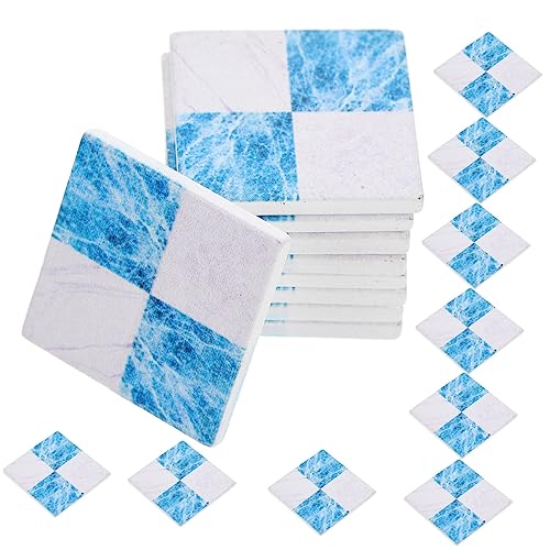 Hemobllo 27 Stück Teiliges Mini Holzfußboden mit Blau Weißen Keramikfliesen Realistische Miniatur Bodendekoration für Puppenhaus Leicht Glatt Vielseitig für Wohn Schlaf und Badezimmer Hemobllo 27 Stück Teiliges Mini Holzfußboden mit Blau Weißen Keramikfliesen Realistische Miniatur Bodendekoration für Puppenhaus Leicht Glatt Vielseitig für Wohn Schlaf und Badezimmer von Hemobllo