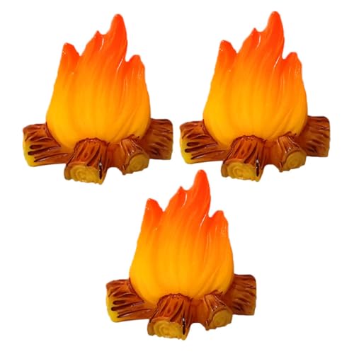 Hemobllo 3 Stück Miniatur Feuerstelle Teiliges Harz Lebensechte Fake Campfire Modelle für Puppenhaus Mikro Landschaft Indoor Camping Szene Detailreich und Farbenfroh Hemobllo 3 Stück Miniatur Feuerstelle Teiliges Harz Lebensechte Fake Campfire Modelle für Puppenhaus Mikro Landschaft Indoor Camping Szene Detailreich und Farbenfroh von Hemobllo