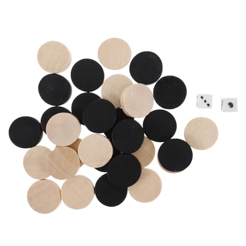 Hemobllo 30 Stück Teiliges Holzspielsteine für Brettspiele Kompatibel mit Dame und Schach Robuste Spielsteine aus Sicherem Holz Kompakt und Leicht für Reisen und Familienspiele Hemobllo 30 Stück Teiliges Holzspielsteine für Brettspiele Kompatibel mit Dame und Schach Robuste Spielsteine aus Sicherem Holz Kompakt und Leicht für Reisen und Familienspiele von Hemobllo