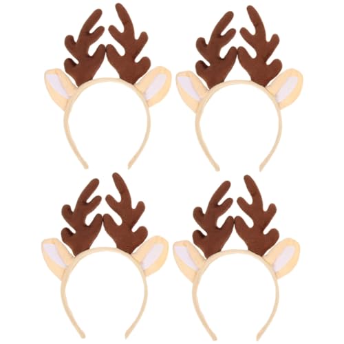Hemobllo 4 Stck Teiliges Weihnachts Hirschgeweih Stirnband Niedliches Party Haarband für Frauen und Mädchen Leichtes Dekoratives Accessoire für Weihnachten Cosplay und Festliche Anlässe Hemobllo 4 Stck Teiliges Weihnachts Hirschgeweih Stirnband Niedliches Party Haarband für Frauen und Mädchen Leichtes Dekoratives Accessoire für Weihnachten Cosplay und Festliche Anlässe von Hemobllo