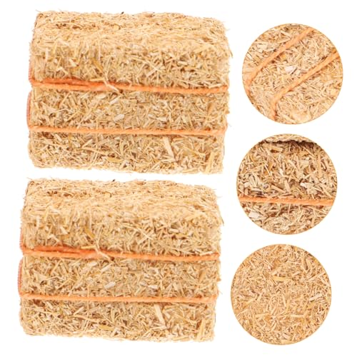 Hemobllo 4 Stück Miniatur Heuballen Teiliges Künstliche Heuattrappe für Puppenhaus und DIY Bastelprojekte Detailgetreue Mini Strohballen Herbstliche Dekoration für Mini Garten und Hemobllo 4 Stück Miniatur Heuballen Teiliges Künstliche Heuattrappe für Puppenhaus und DIY Bastelprojekte Detailgetreue Mini Strohballen Herbstliche Dekoration für Mini Garten und von Hemobllo