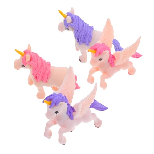 Hemobllo 4 Stück Teiliges Miniatur Einhorn Deko Detailreiche Bonsai Figuren Stabile Kleine Tiermodelle für Tisch Garten Feengarten Farbiges Resin als Niedliche Mini Ornamente Hemobllo 4 Stück Teiliges Miniatur Einhorn Deko Detailreiche Bonsai Figuren Stabile Kleine Tiermodelle für Tisch Garten Feengarten Farbiges Resin als Niedliche Mini Ornamente von Hemobllo