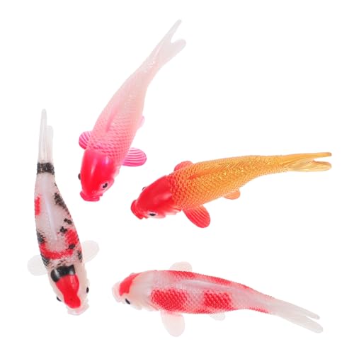 Hemobllo 4 Stück Teiliges Realistische Künstliche Koi Fische Detailgetreue Miniatur Dekorationen Vielseitig für Aquarium Feengarten Schreibtisch Langlebige und Kompakte Ornamente Hemobllo 4 Stück Teiliges Realistische Künstliche Koi Fische Detailgetreue Miniatur Dekorationen Vielseitig für Aquarium Feengarten Schreibtisch Langlebige und Kompakte Ornamente von Hemobllo