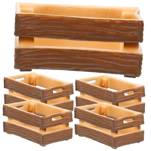 Hemobllo 5 Stück Miniatur Holzkisten Teilig Rustikal Leichte Langlebige Puppenhaus Dekoration Vielseitig Einsetzbar für Miniaturhaus Zubehör und Kreative Spielszene Gestaltung Hemobllo 5 Stück Miniatur Holzkisten Teilig Rustikal Leichte Langlebige Puppenhaus Dekoration Vielseitig Einsetzbar für Miniaturhaus Zubehör und Kreative Spielszene Gestaltung von Hemobllo