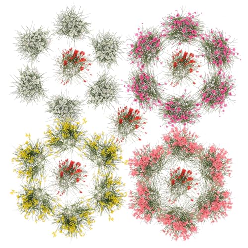 Hemobllo 5 Stück Teiliges Blumen und Grasbüschel Realistische Landschaftsdekoration für Modellbau Langlebige Schwamm und Kunststoffmaterialien für Sandtisch Diorama und Miniaturgärten Hemobllo 5 Stück Teiliges Blumen und Grasbüschel Realistische Landschaftsdekoration für Modellbau Langlebige Schwamm und Kunststoffmaterialien für Sandtisch Diorama und Miniaturgärten von Hemobllo